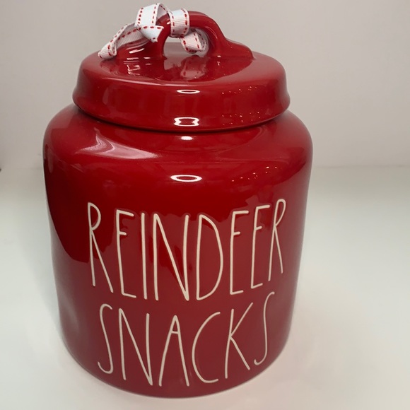 Rae Dunn Reindeer Snacks New !!